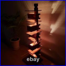 Christmas Frank Lloyd Wright-Inspired Taliesin 3 Table Lamp in Rich Cherry Gift