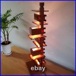 Christmas Frank Lloyd Wright-Inspired Taliesin 3 Table Lamp in Rich Cherry Gift