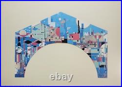 City by the Sea Mural Print, Frank Lloyd Wright (1979 Arizona, Plate 94)