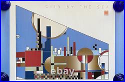 City by the sea Frank Lloyd Wright poster