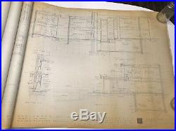 Complete Set Of Frank Lloyd Wright Taliesin Design Plans For McCarthy House