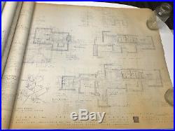 Complete Set Of Frank Lloyd Wright Taliesin Design Plans For McCarthy House