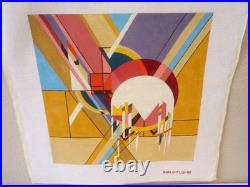 Danji FRANK LLOYD WRIGHT FROZEN SPHERES HP Needlepoint Canvas with SG & Threads