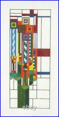 Danji /Frank Lloyd Wright 01 Handpainted HP Needlepoint Canvas DJ