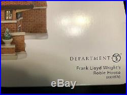 Department 56 Christmas in The City Frank Lloyd Wright Robie House 6000570 NEW