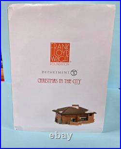 Dept 56 Frank Lloyd Wright Heurtley House 4054987 Art & Architecture NEW in BOX