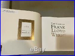 Easton Press Vision of Frank Lloyd Wright, Americas Greatest Architect Oversized