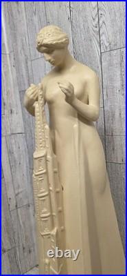 Ebros Frank Lloyd Wright Art Lady Flower In The Crannied Wall Statue 18H
