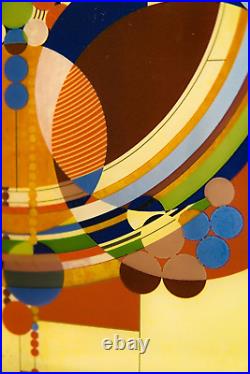 Ebros Frank Lloyd Wright March Balloons Celebration Stained Glass Art Panel Wal