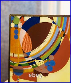 Ebros Frank Lloyd Wright March Balloons Celebration Stained Glass Art Panel Wall