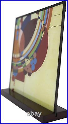 Ebros Frank Lloyd Wright March Balloons Celebration Stained Glass Art Panel Wall