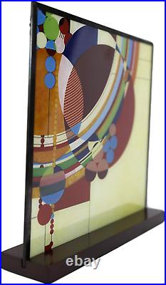 Ebros Frank Lloyd Wright March Balloons Celebration Stained Glass Art Panel Wall