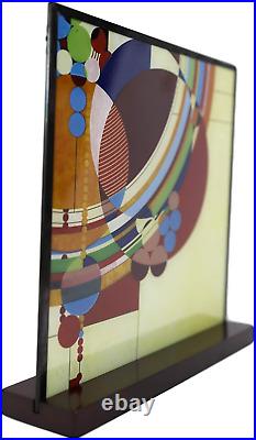 Ebros Frank Lloyd Wright March Balloons Celebration Stained Glass Art Panel Wall