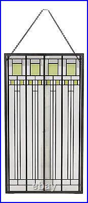 Ebros Frank Lloyd Wright Oak Park House Playroom Stained Glass Art 14 By 7.75