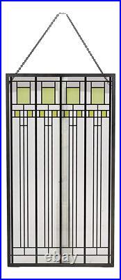 Ebros Frank Lloyd Wright Oak Park House Playroom Stained Glass Art 14 By 7.75