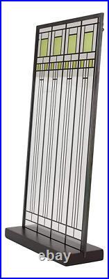 Ebros Frank Lloyd Wright Oak Park House Playroom Stained Glass Art 14 By 7.75