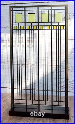 Ebros Frank Lloyd Wright Oak Park House Playroom Stained Glass Art 14 By 7.75