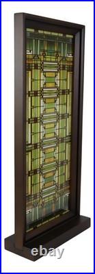 Ebros Frank Lloyd Wright Oak Park Studio SkyStained Glass Desktop Or Wall Plaque