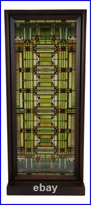 Ebros Frank Lloyd Wright Oak Park Studio SkyStained Glass Desktop Or Wall Plaque