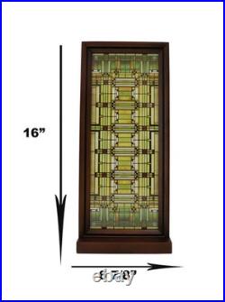 Ebros Frank Lloyd Wright Oak Park Studio SkyStained Glass Desktop Or Wall Plaque