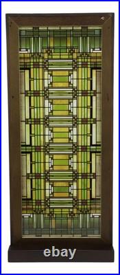 Ebros Frank Lloyd Wright Oak Park Studio SkyStained Glass Desktop Or Wall Plaque
