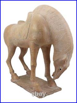 Ebros Frank Lloyd Wright Tang Dynasty Tomb Standing Horse Statue 15.5L Figurine