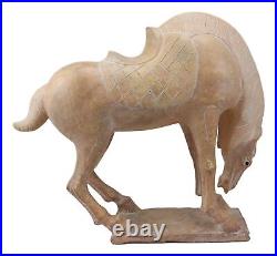 Ebros Frank Lloyd Wright Tang Dynasty Tomb Standing Horse Statue 15.5L Figurine