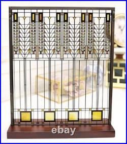 Ebros Frank Lloyd Wright Tree of Life Stained Glass 11.5 x 9.5 Desktop Plaque
