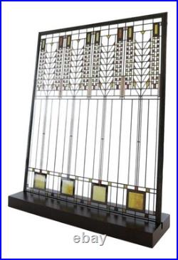 Ebros Frank Lloyd Wright Tree of Life Stained Glass 11.5 x 9.5 Desktop Plaque