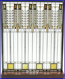 Ebros Frank Lloyd Wright Tree of Life Stained Glass 11.5 x 9.5 Desktop Plaque