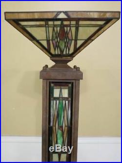 F30284EC KICHLER Frank Lloyd Wright Arts & Crafts Design Floor Lamp