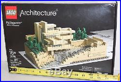 FALLING WATER LEGO 21005 Architecture Frank Lloyd Wright Pieces Unassembled