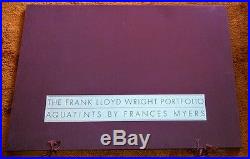 FRANCES MYERS Full 100%Complete Authentic Portfolio Frank Lloyd Wright Art RARE