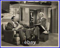 FRANK LLOYD WRIGHT (1953) Set of 2 TV photos