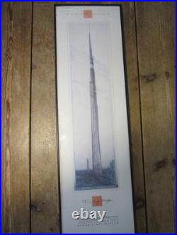 FRANK LLOYD WRIGHT 1990 EXHIBITION POSTER 11x 36 PHOENIX ART MUSEUM
