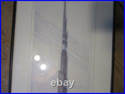 FRANK LLOYD WRIGHT 1990 EXHIBITION POSTER 11x 36 PHOENIX ART MUSEUM