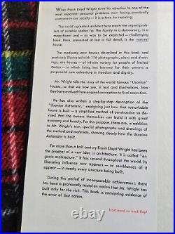 FRANK LLOYD WRIGHT -2 books- First Edition Architecture & The Natural House