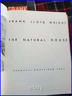 FRANK LLOYD WRIGHT -2 books- First Edition Architecture & The Natural House