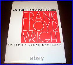 FRANK LLOYD WRIGHT AN AMERICAN ARCHITECTURE Architectural History RARE Book NEW