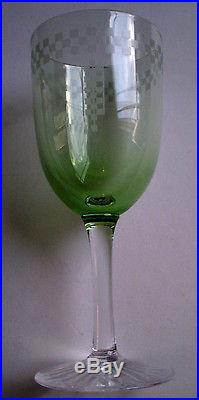 Frank Lloyd Wright Authentic Imperial Hotel Green Sherry Wine Glass Ca 1940