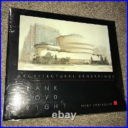 FRANK LLOYD WRIGHT Architectural Renderings Portfolio Prints NEW SEALED PERFECT