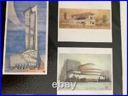 FRANK LLOYD WRIGHT Architectural Renderings Portfolio Prints NEW SEALED PERFECT
