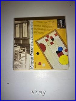 FRANK LLOYD WRIGHT COLLECTION #50-7310 KINDER SYMPHONY PATTERNBLOCKS Fathers Day