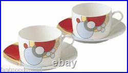FRANK LLOYD WRIGHT DESIGN TABLEWEARE Tea Coffee Cup & Saucer NORITAKE Pair set