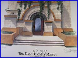FRANK LLOYD WRIGHT Dana Thomas House signed + numbered Framed 342/1700