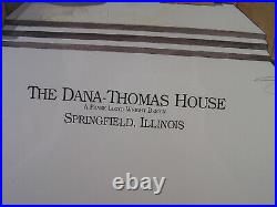 FRANK LLOYD WRIGHT Dana Thomas House signed + numbered Framed 342/1700