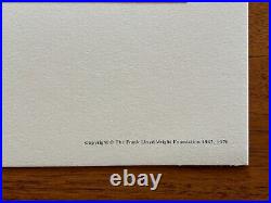 FRANK LLOYD WRIGHT Doheny Ranch, Sierra Madre, CA Drawings Folio (Ed 500)