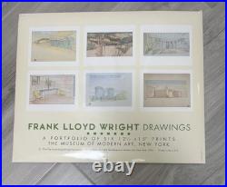 FRANK LLOYD WRIGHT Drawings A Portfolio of Six Prints 1994 Architecture Art FRANK LLOYD WRIGHT Drawings A Portfolio of Six Prints 1994 Architecture Art