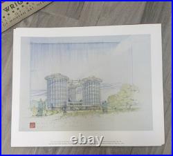 FRANK LLOYD WRIGHT Drawings A Portfolio of Six Prints 1994 Architecture Art