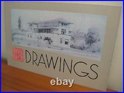 FRANK LLOYD WRIGHT Drawings Vintage Art Print / POSTER 36x24 Size ARCHITECTURE